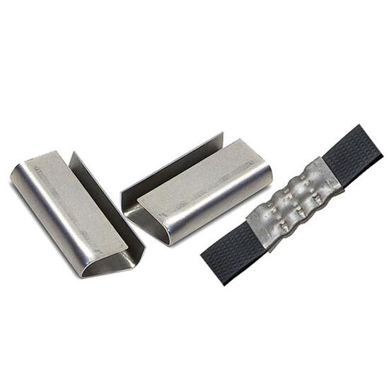 Capse metalice pentru banda PP, 16 mm, 2000 buc/cut