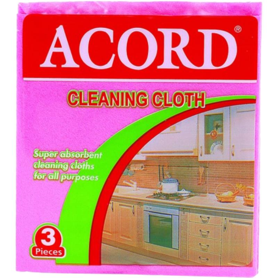 Laveta universala ACORD, uscata, 32 x 38 cm, 3 buc/set