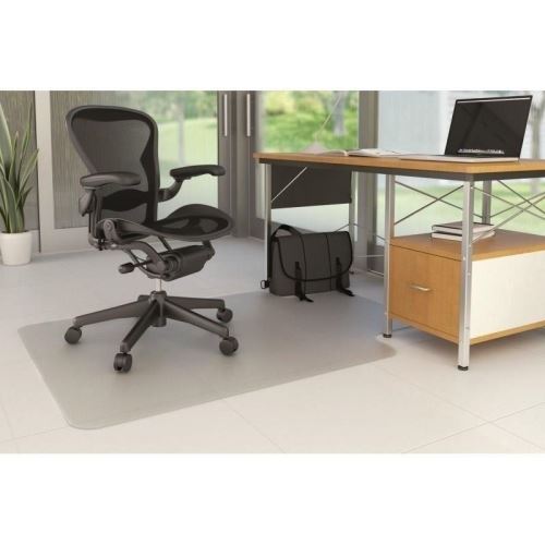 Covoras protectie podea Q-CONNECT din plastic, grosime 2 mm, format "T", 120 x 90 cm