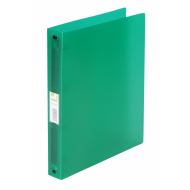 Caiet mecanic Q-CONNECT A4, 31 mm, 4 inele de 25 mm, coperti flexibile din plastic, verde
