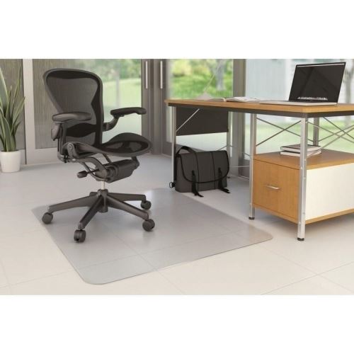 Covoras protectie podea Q-CONNECT din plastic, grosime 2 mm, format rectangular, 120 x 90 cm
