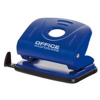 Perforator OFFICE Products din metal, 25 coli, albastru