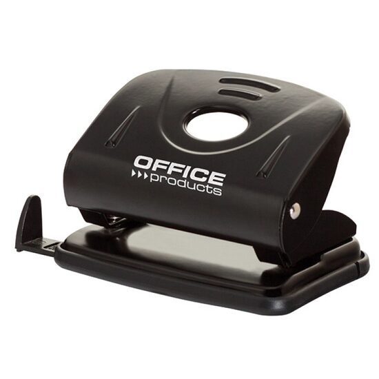 Perforator OFFICE Products din metal, 25 coli, negru