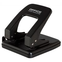 Perforator OFFICE Products din metal, 40 coli, negru
