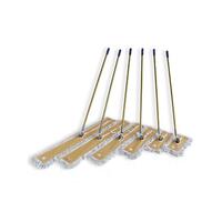 Mop plat microfibra cu suport si coada Eco, 40 x 16 cm, dreptunghiular, coada de 120 cm