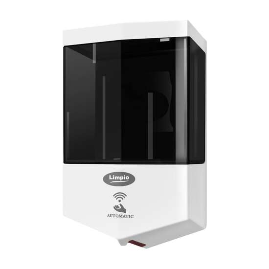 Dozator cu senzor Limpio, pentru sapun lichid/dezinfectant, ABS plastic, 110 x 80 x 195 mm, 600 ml