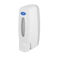 Dozator manual Limpio, pentru sapun lichid/dezinfectant, ABS plastic, 213 X 63 X 83 mm, 360 ml