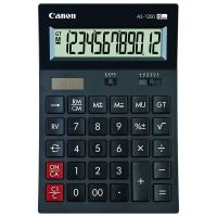 Calculator de birou Canon AS-1200, solar, 12 cifre, afisaz inclinat, 178 x 118 mm, format mediu