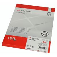 Etichete autoadezive A-Series 1/A4, 210 X 297 mm, albe, pretaiate, 100 coli/top