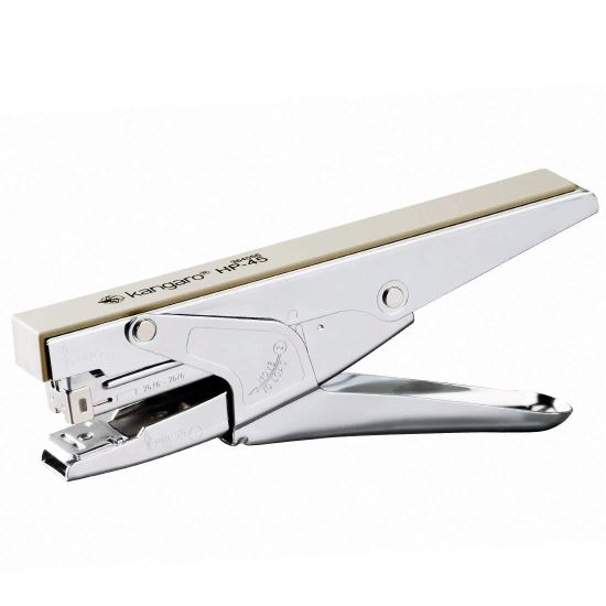 Capsator Kangaro HP-45 din metal, profesional, tip cleste, 24/6-26/6, 24/8-26/8, 30 coli, cromat