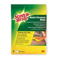Laveta universala Scotch Brite, 40 x 32 cm, 3 buc/set, galben