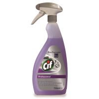 Dezinfectant multisuprafete Cif Diversey 2 in 1, concentrat, pulverizator, 750 ml