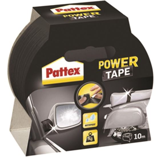 Banda adeziva pentru reparatii PATTEX Power Tape, 48 mm x 10 m, negru