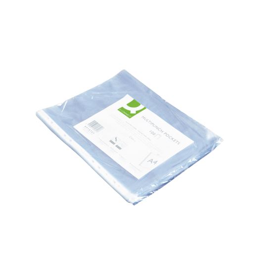 Folie protectie Q-CONNECT, A4, cristal, 50 microni, 100 file/set