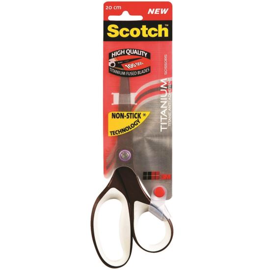 Foarfeca metalica Scotch® 3M Titanium (1468TNS-MIX), 20 cm, negru/gri
