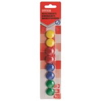 Magneti color OFFICE Products, 20 mm, set de 8 bucati