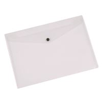 Mapa din plastic Q-CONNECT cu capsa, A3, 460 x 325 mm, 180 microni, transparent