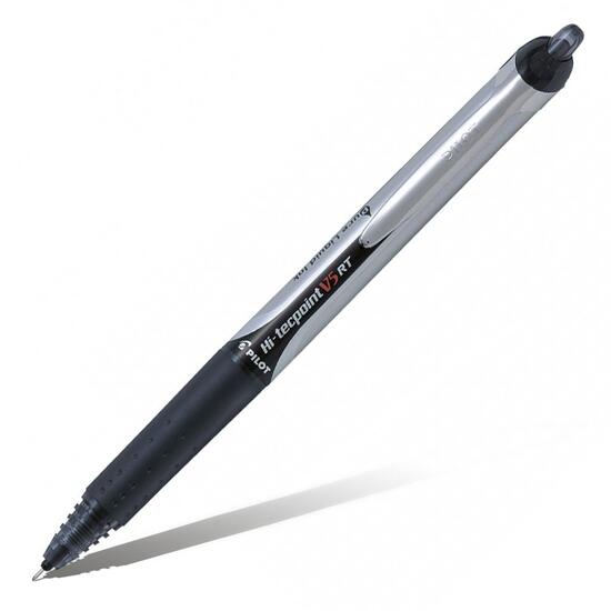 Roller PILOT Hi-tecpoint retractabil 0.5 mm, negru