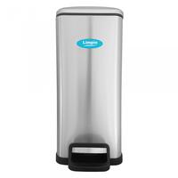 Cos din inox Soft-Close cu pedala, 10 Litri, 333 x 215 x 392 mm