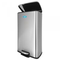 Cos din inox Soft-Close cu pedala, 30 Litri, 340 x 260 x 610 mm