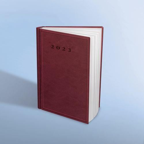 Agenda Herlitz 2023, format A5, datata, 352 file, bordo
