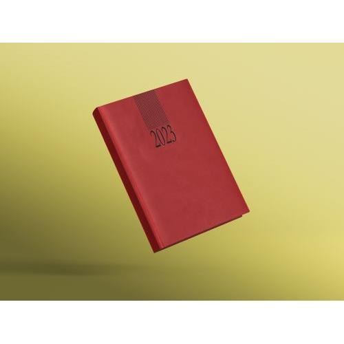 Agenda Herlitz Tucson 2023, format A5, datata, 352 file, rosu