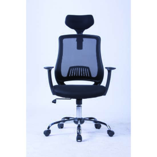 Scaun de birou OFFICE Products "Itaka", ergonomic, mesh + textil, negru