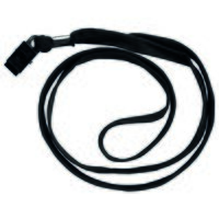 Snur textil cu clips DONAU, lungime 46 cm, negru