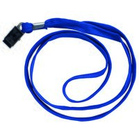Snur textil cu clips DONAU, lungime 46 cm, albastru