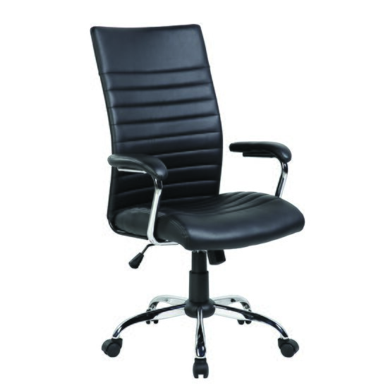 Scaun de birou OFFICE Products "Ibiza", ergonomic, piele eco, negru
