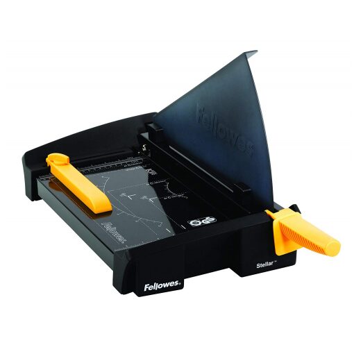 Ghilotina cu parghie Fellowes Stellar, A4, capacitate 20 coli, lungime taiere 38 cm