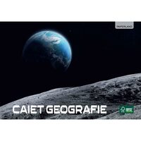 Caiet special spiralat Paperland PREMIUM, A4, 36 file, landscape, geografie, hartie 80 gr, coperta policromie