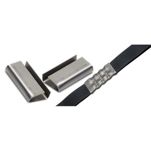 Capse metalice pentru banda PP, 12 mm, 2000 buc/cut