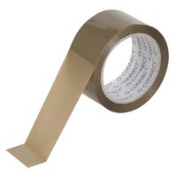 Banda adeziva pentru ambalare Q-CONNECT Acrylic, 48 mm x 60 m, 45 microni, maro