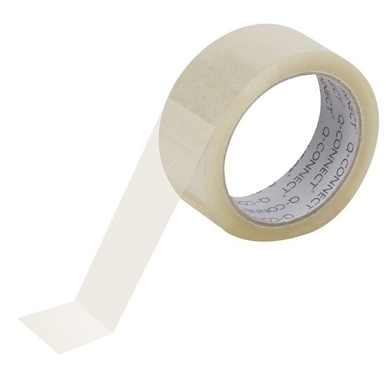 Banda adeziva pentru ambalare Q-CONNECT Acrylic, 48 mm x 60 m, 45 microni, transparent