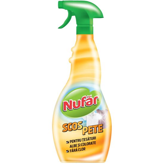 Solutie pentru scos pete NUFAR, pulverizator, 500 ml