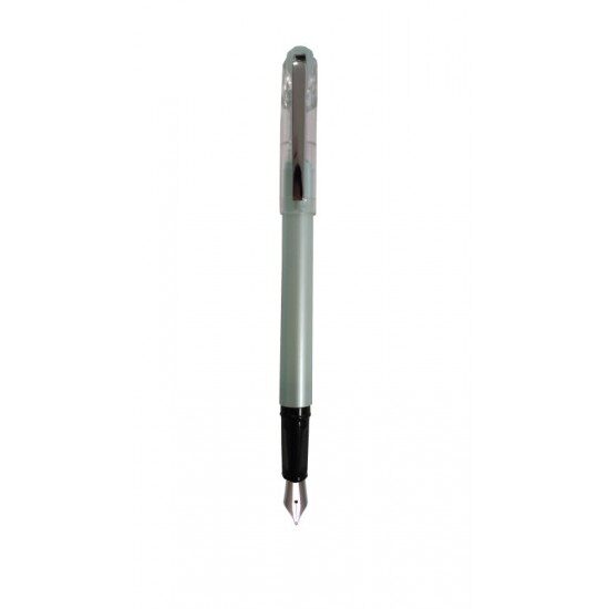 Stilou Herlitz New Basic, penita F, albastru pastel, blister