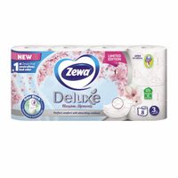Hartie igienica Zewa Blossom Moments, 8 buc/set, celuloza alb, parfumata, 3 straturi