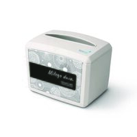 Dispenser pentru servetele de masa VELVET, 148 x 194 x 140 mm, alb