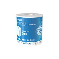 Prosoape industriale VELVET Professional, 200 m, celuloza alb, 2 straturi, 800 foi, h 264 mm