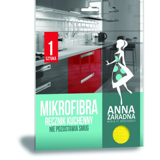 Laveta microfibra pentru bucatarie ANNA ZARADNA, 70 x 40 cm, color