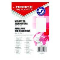 Rezerva caiet mecanic OFFICE Products, A4, aritmetica, 50 file, alb