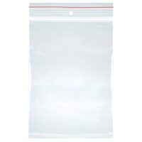 Pungi din plastic cu inchidere zip lock tip fermoar, 40 x 60 mm, 100 buc/set, transparent