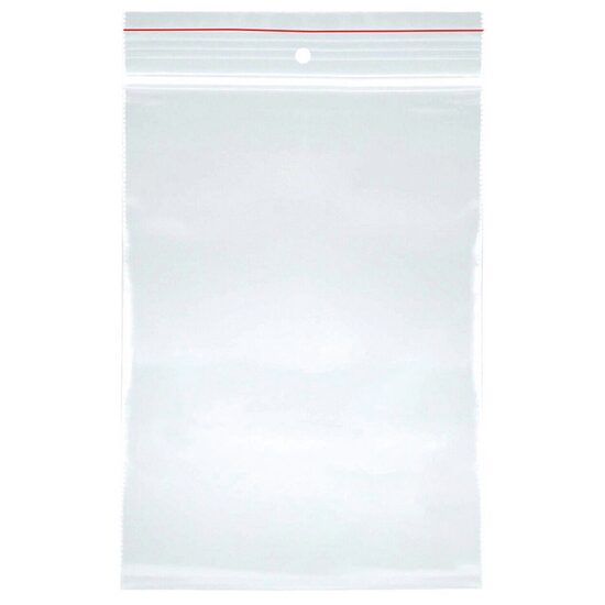 Pungi din plastic cu inchidere zip lock tip fermoar, 40 x 60 mm, 100 buc/set, transparent