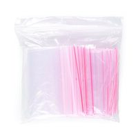 Pungi din plastic cu inchidere zip lock tip fermoar, 100 x 150 mm, 100 buc/set, transparent