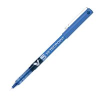 Roller PILOT V5 Hi-Tecpoint, 0.5 mm, reincarcabil, albastru