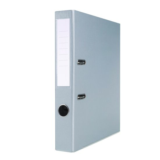 Biblioraft plastifiat Basic, 5 cm, colturi metalice,