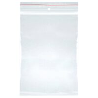 Pungi din plastic cu inchidere zip lock tip fermoar, 80 mm x 120 mm, 100 buc/set