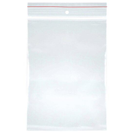 Pungi din plastic cu inchidere zip lock tip fermoar, 80 mm x 120 mm, 100 buc/set