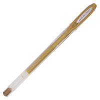 Pix cu gel Uniball Signo Noble Metal UM-120, scriere de 0.45 mm, auriu